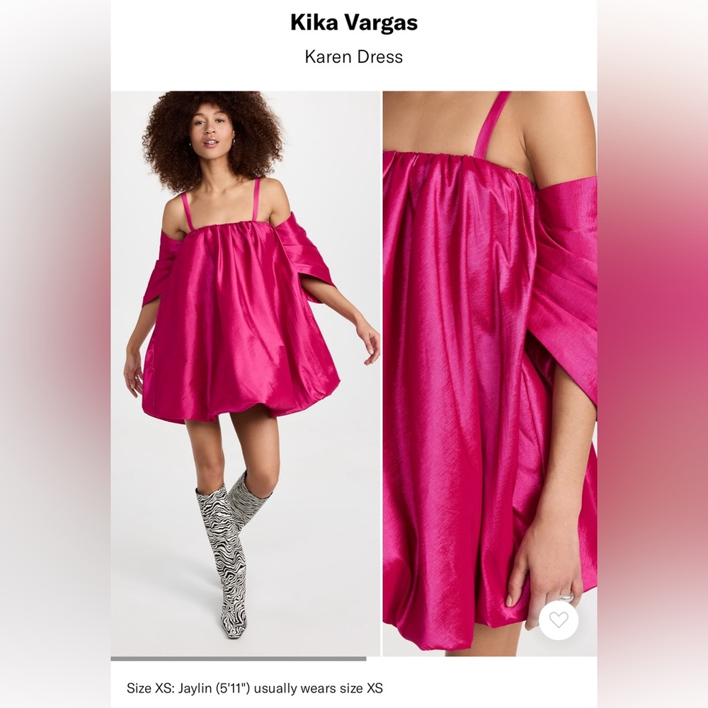 Kiki Vargas Karen Bow Detail Mini Dress - Picture 3 of 6